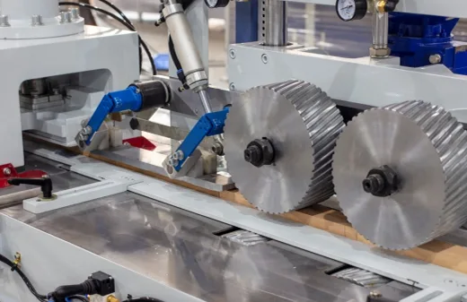 Automatic crimping and conveyor